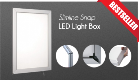 Slimline LED Snap Frame Light Box